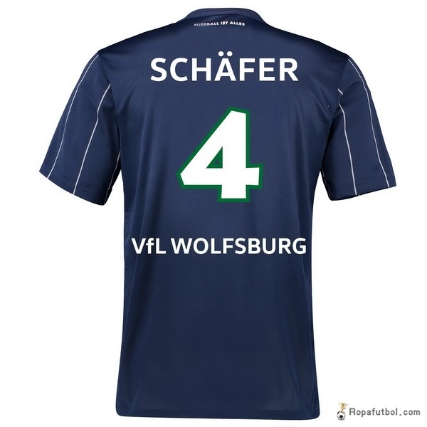 Camiseta VfL Wolfsburgo Replica Tercera Ropa Schafer 2016/17 Azul